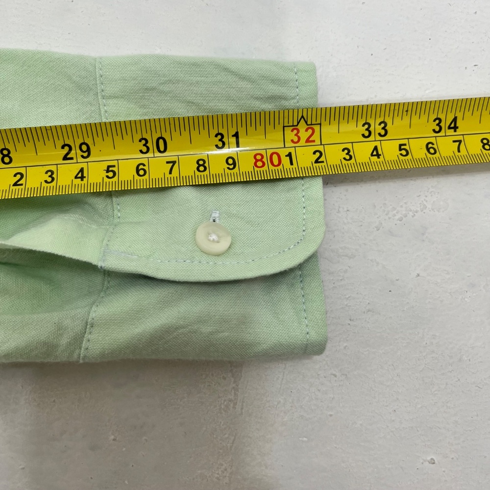 Tommy Bahama Men’s‎ L Lime Green Stretch Shirt Long Sleeve Tropical Casual - Picture 10 of 10